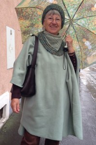 Poncho und Haube